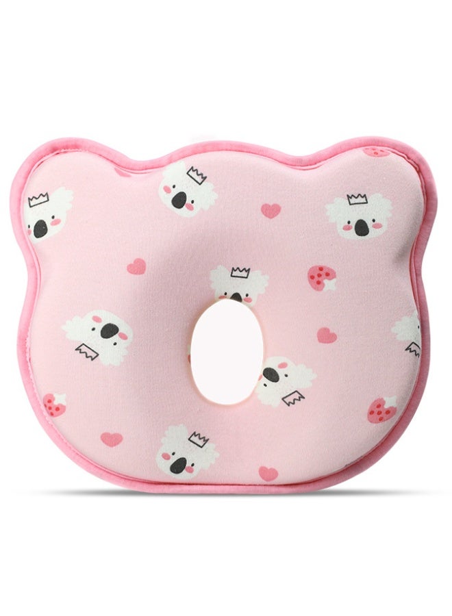 Gonice Memory Foam Infant Pillow for 0-3 Years - Breathable Velvet Cover, A-Class Certified, Ergonomic Design to Help Prevent Flat Head & Support Neck Alignment - Image 1